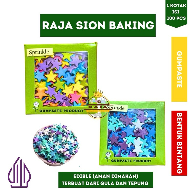 

Gumpaste Bintang / Sprinkle Gumpaste Bintang Galaxy / Sprinkle Gumpaste Bintang Mix