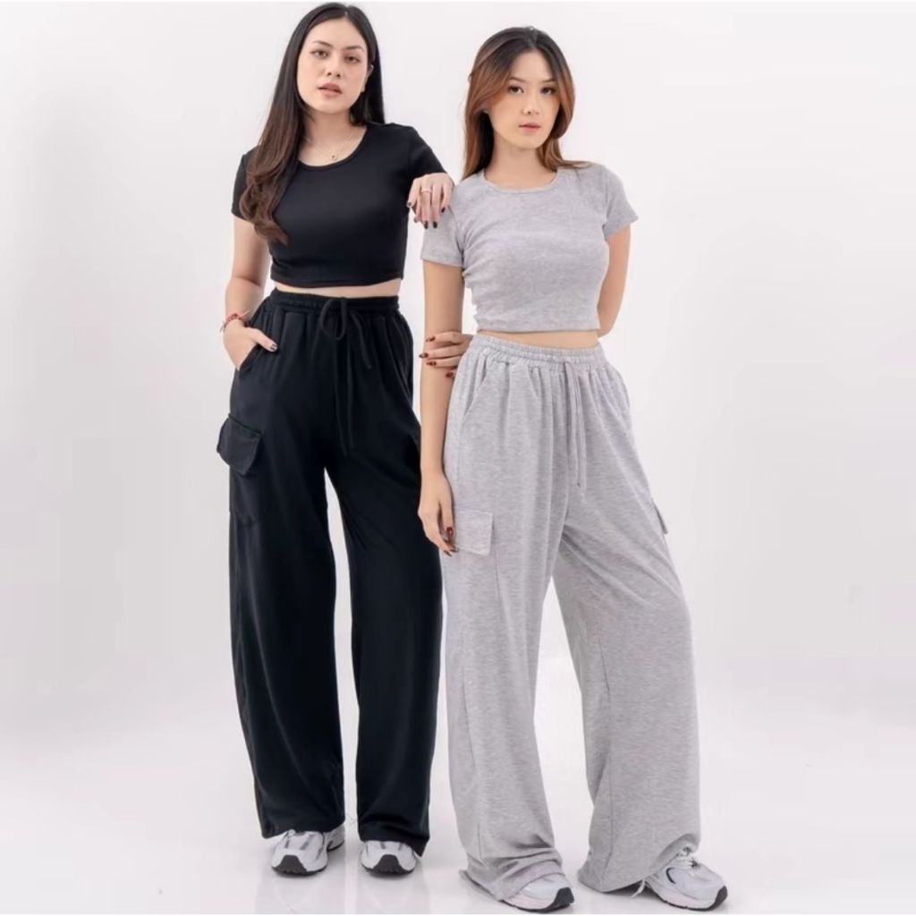 AIJO - Oneck Top Rib Fit