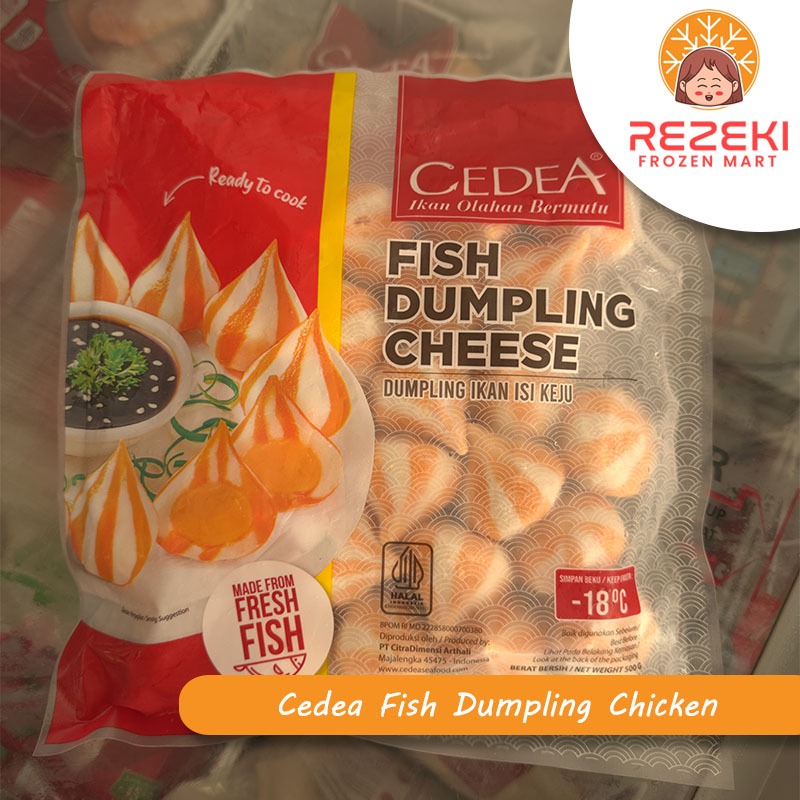 

Cedea Fish Dumpling Chicken 500 Gr | Dumpling Ikan Isi Ayam 25 Pcs | Frozen Food Murah