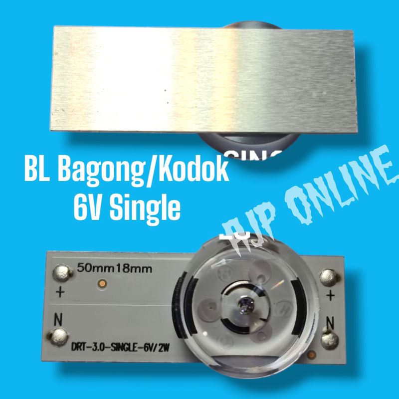BL Bagong 6V Single Backlight kodok backlight Mangkok 6V  Bijian BL TV LG
