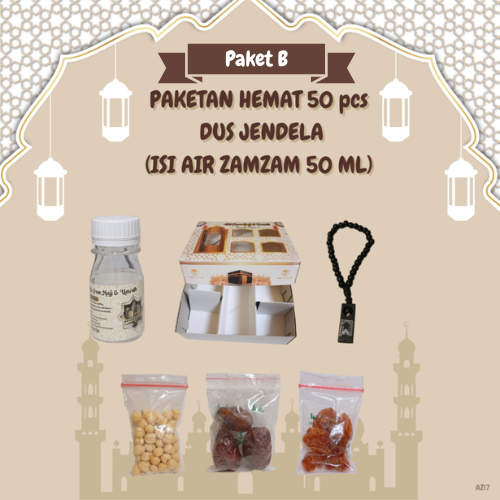 

paketan hemat tasbih jendela untuk oleh oleh haji dan umroh 50 pcs ( botol isi air zam zam 50 ml)