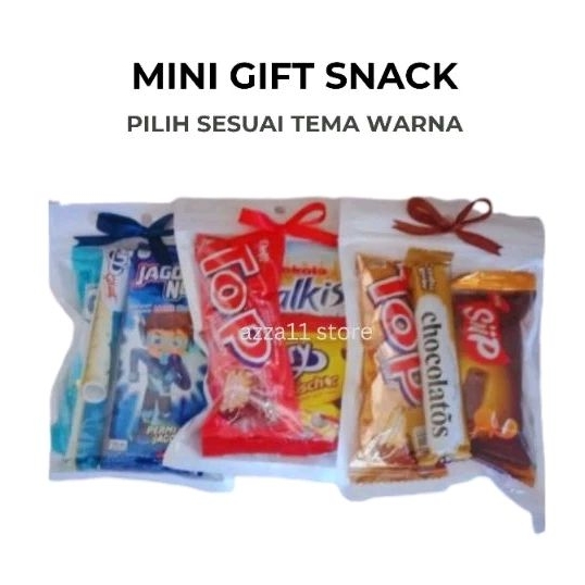 

Mini Gift Snack hampers ulang tahun/khitanan/sempro/wisuda