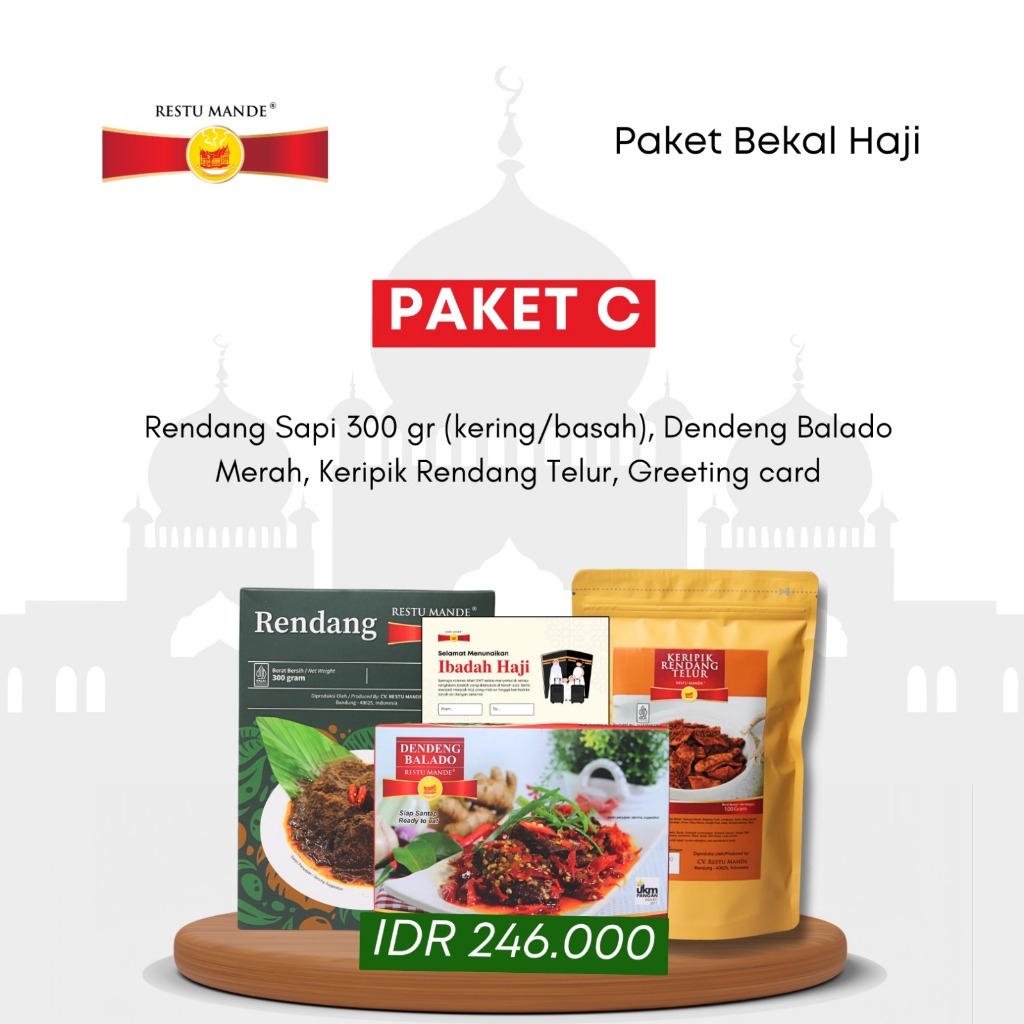 

Restu Mande Paket Bekal Umrah / Haji C