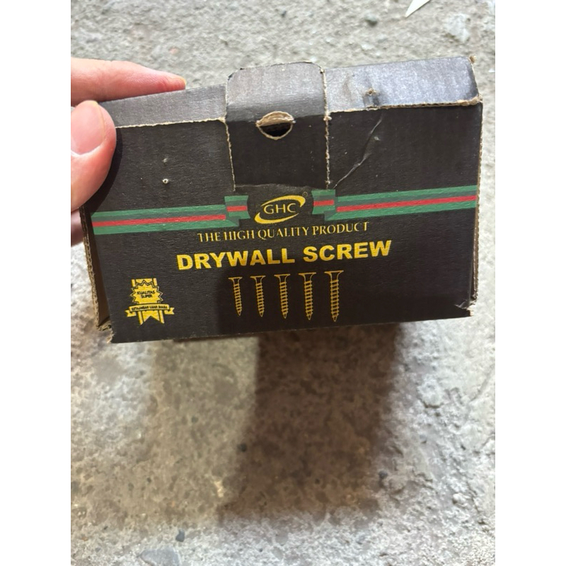 SEKRUP SKRUP GYPSUM GIPSUM DRYWALL HITAM (1KG NETTO)