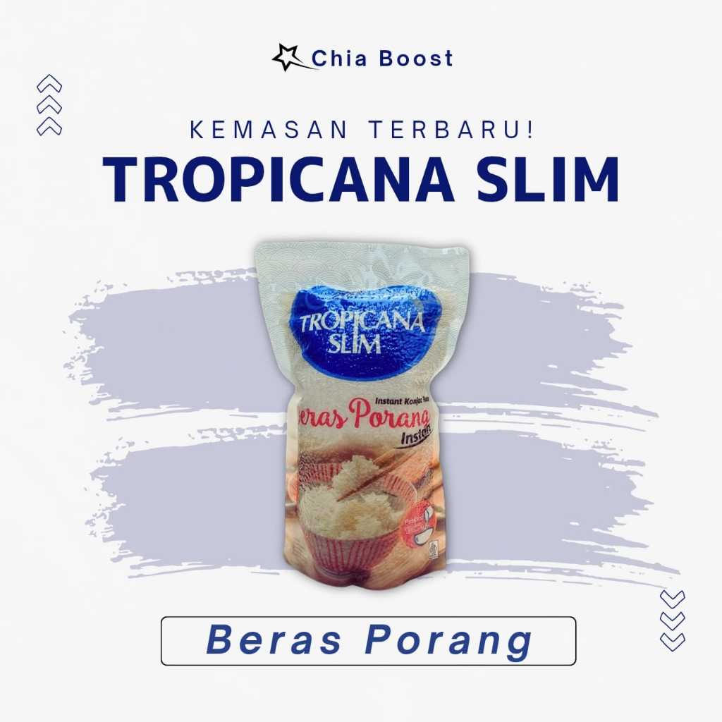 

Tropicana Slim Beras Porang Instan 1000 Gram | menyegarkan pulen | nikmat | dan tinggi serat