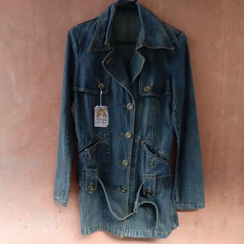 JAKET JEANS PARKA WANITA