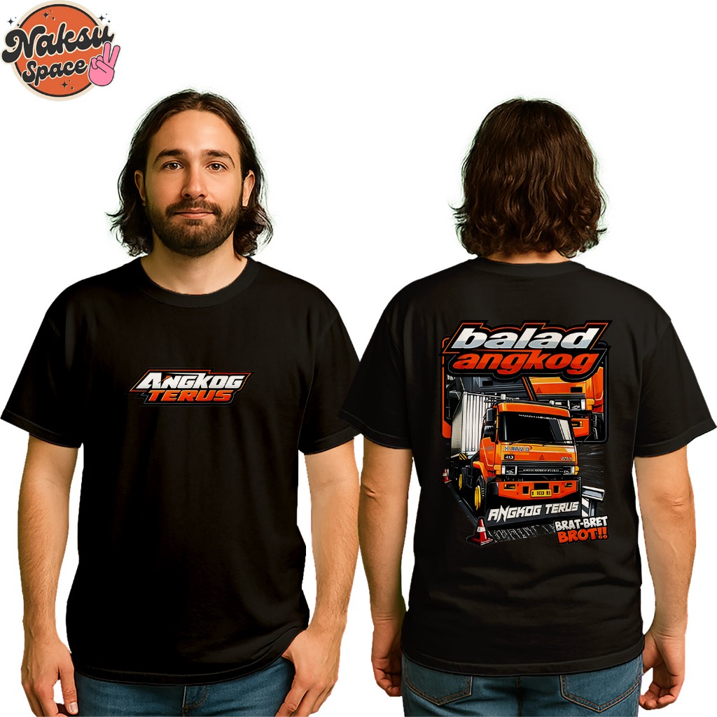 KAOS TRUCK BALAD ANGKOG BAJU TRUK DEWASA BAJU DISTRO KAOS DEWASA TRUCK CANTER MANIA