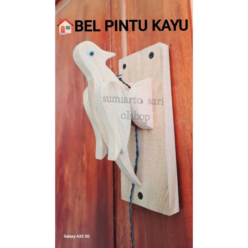 BEL PINTU AESTETIC/BEL LONCENG PINTU/BEL PINTU KAYU/BEL PINTU BURUNG/