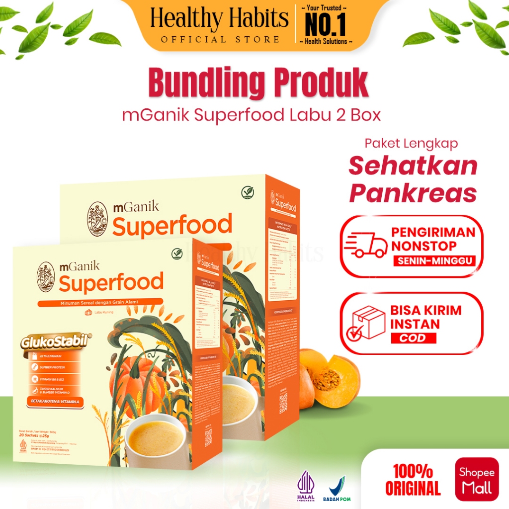

mGanik - Special Bundling Superfood Labu Kuning 2 Box