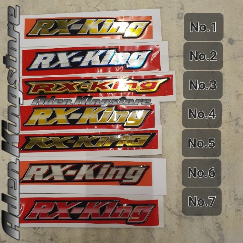 Emblem logo stiker Yamaha Rx king Rxking kualitas ori