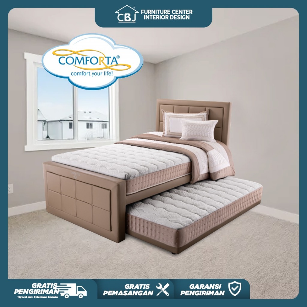 Comforta Kasur Springbed Comfort Duo 2 in 1- Full Set - Khusus Jabodetabek