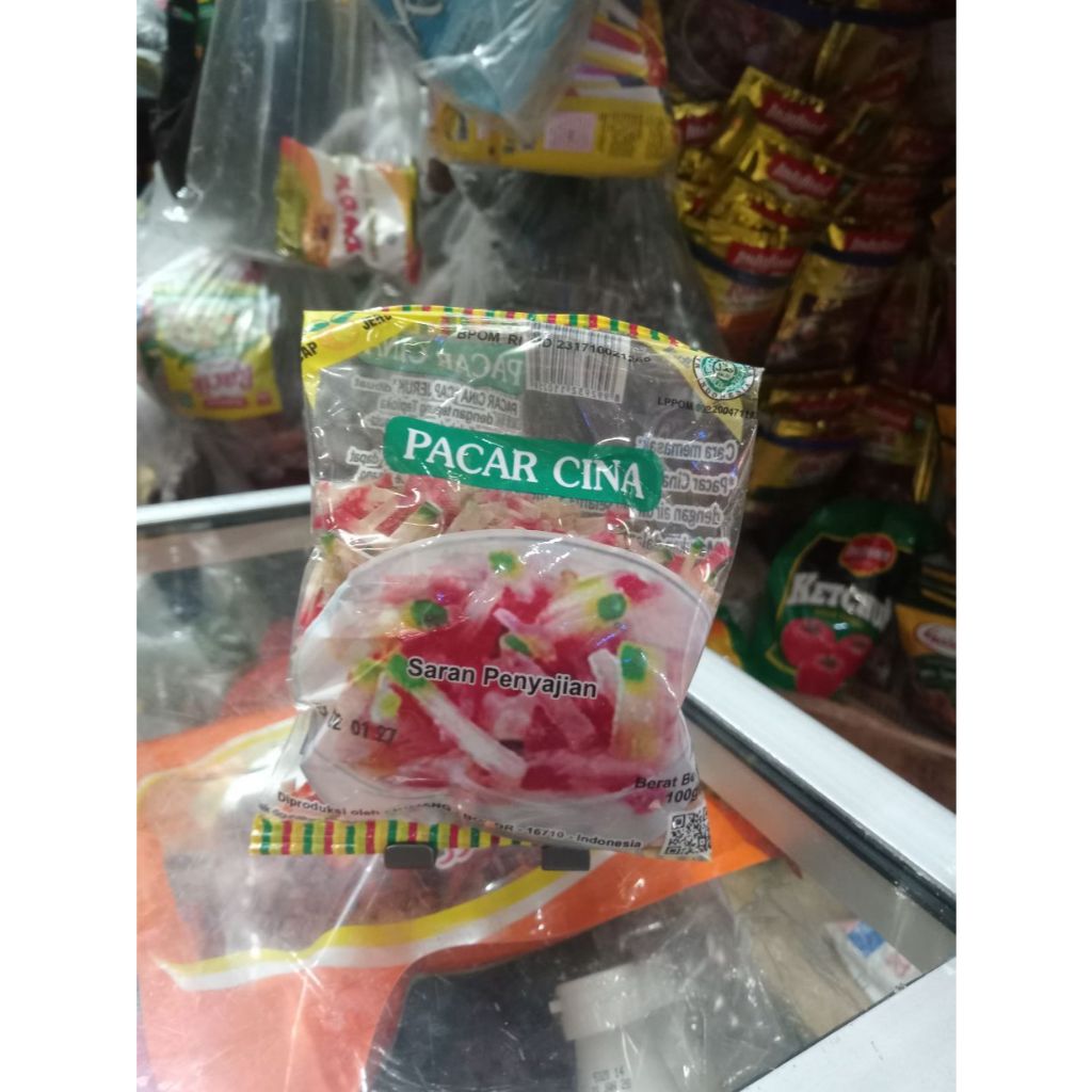 

Pacar Cina Cap Jeruk berat/isi 100gr