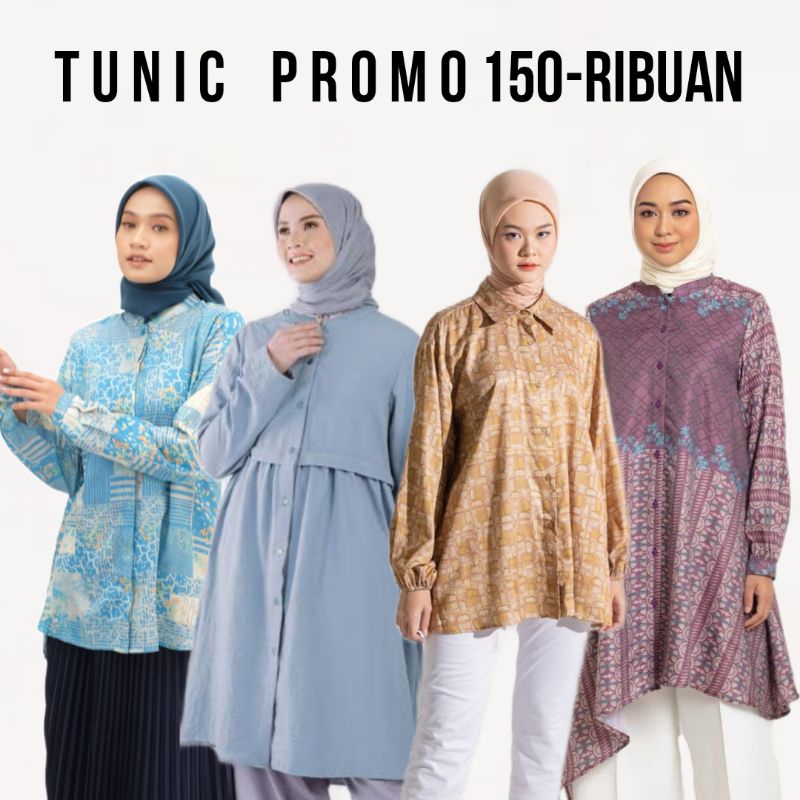[SALE] Elzatta Hijab Dauky Fashion Promo Busana Tunik Last Stock Harga Murah