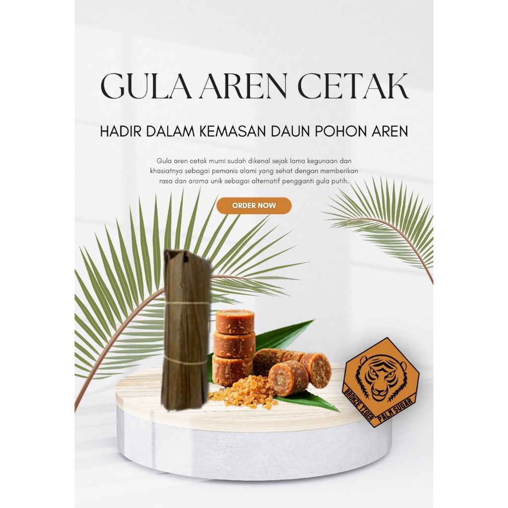 

GULA AREN CETAK Bronze Tiger Palm Sugar 1kg