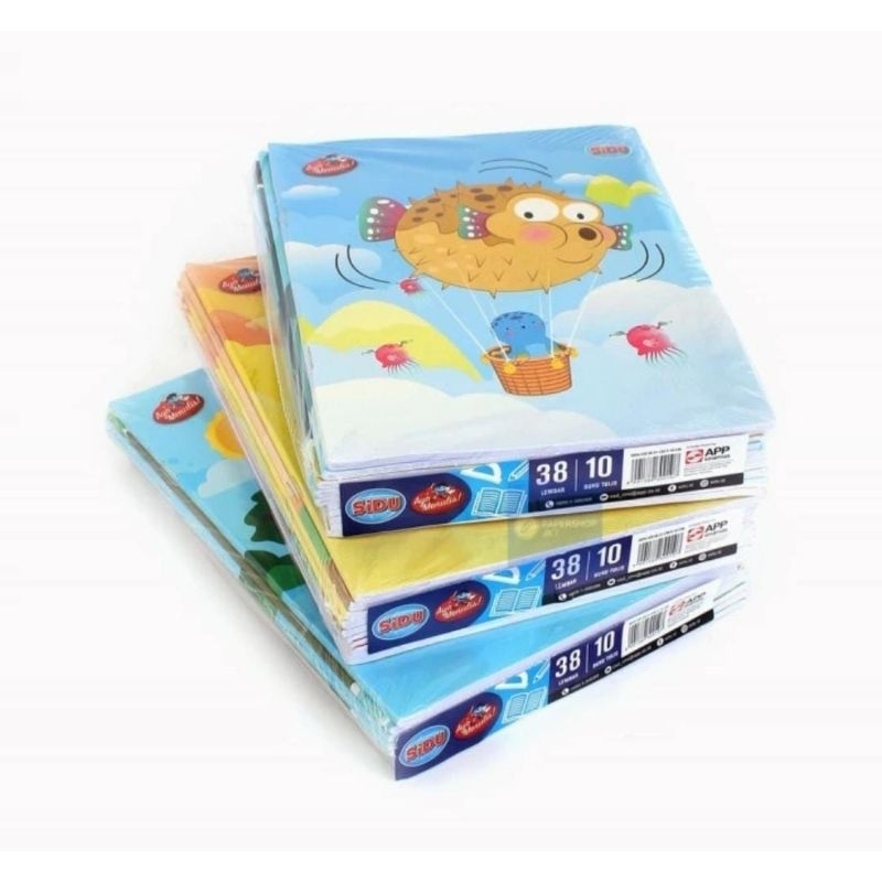 (1 PACK) Buku Tulis Sidu isi 38 Lembar