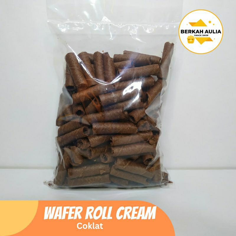 

Wafer Roll Cream Aneka Rasa: Kriuknya Wafer, Lembutnya Krim di Setiap Gigitan! Coklat - Vanilla - Pandan - Blueberry - Strawberry - Milk