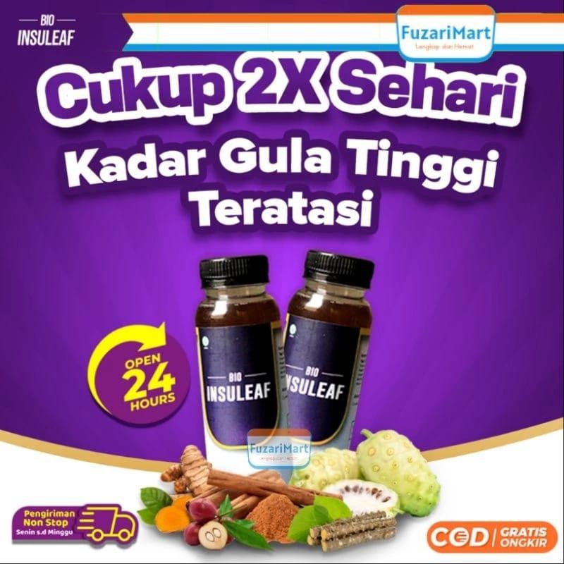 

Bio insuleaf herbal membantu turunkan gula darah tinggi paket 2