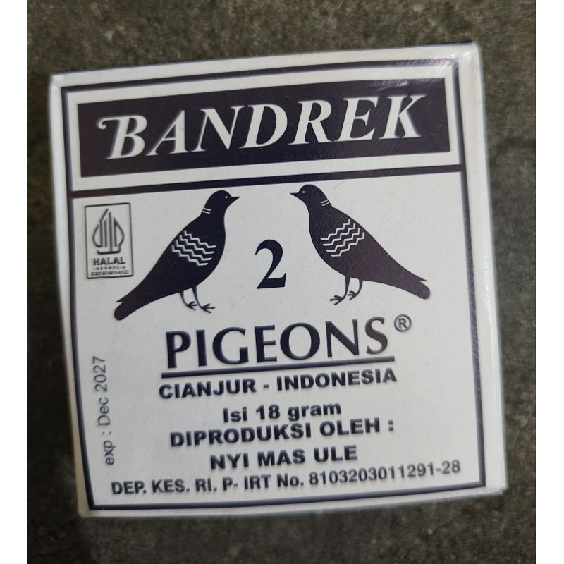 

Bandrek Cap 2 Pigeons Kemasan 1 Bungkus