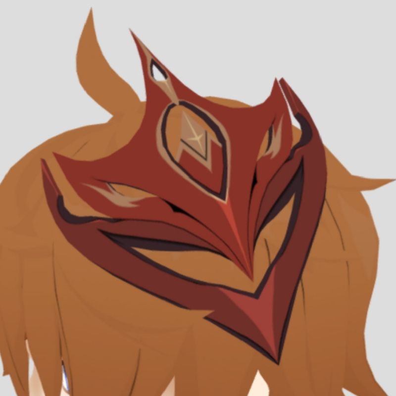 Childe Tartaglia Mask Genshin Impact Cosplay