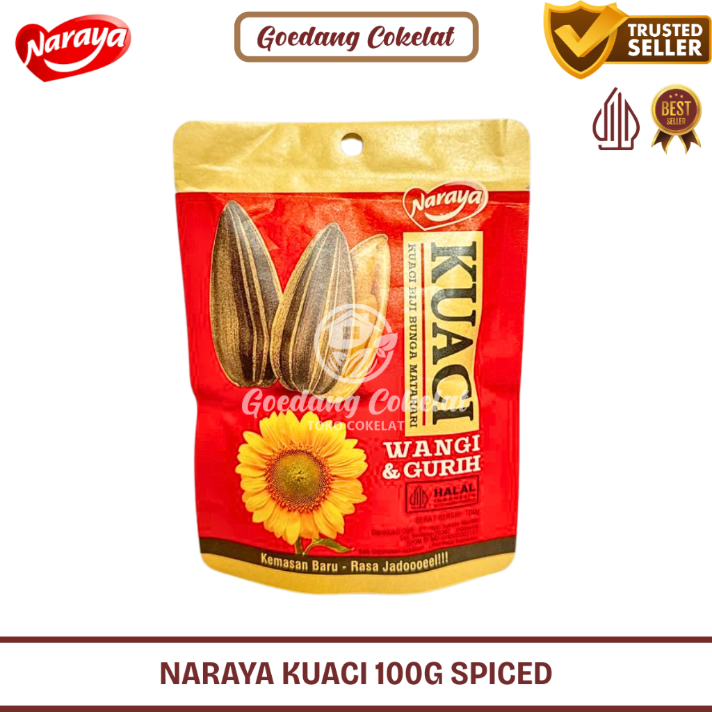 

Naraya Kuaci Biji Bunga Matahari Rasa Original Gurih 100g