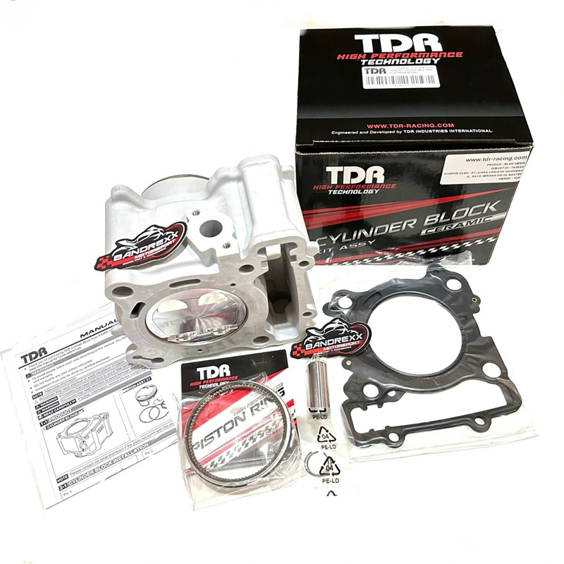 Blok Bore Up TDR 76mm-300cc For Yamaha XMAX-XMAX Connected.