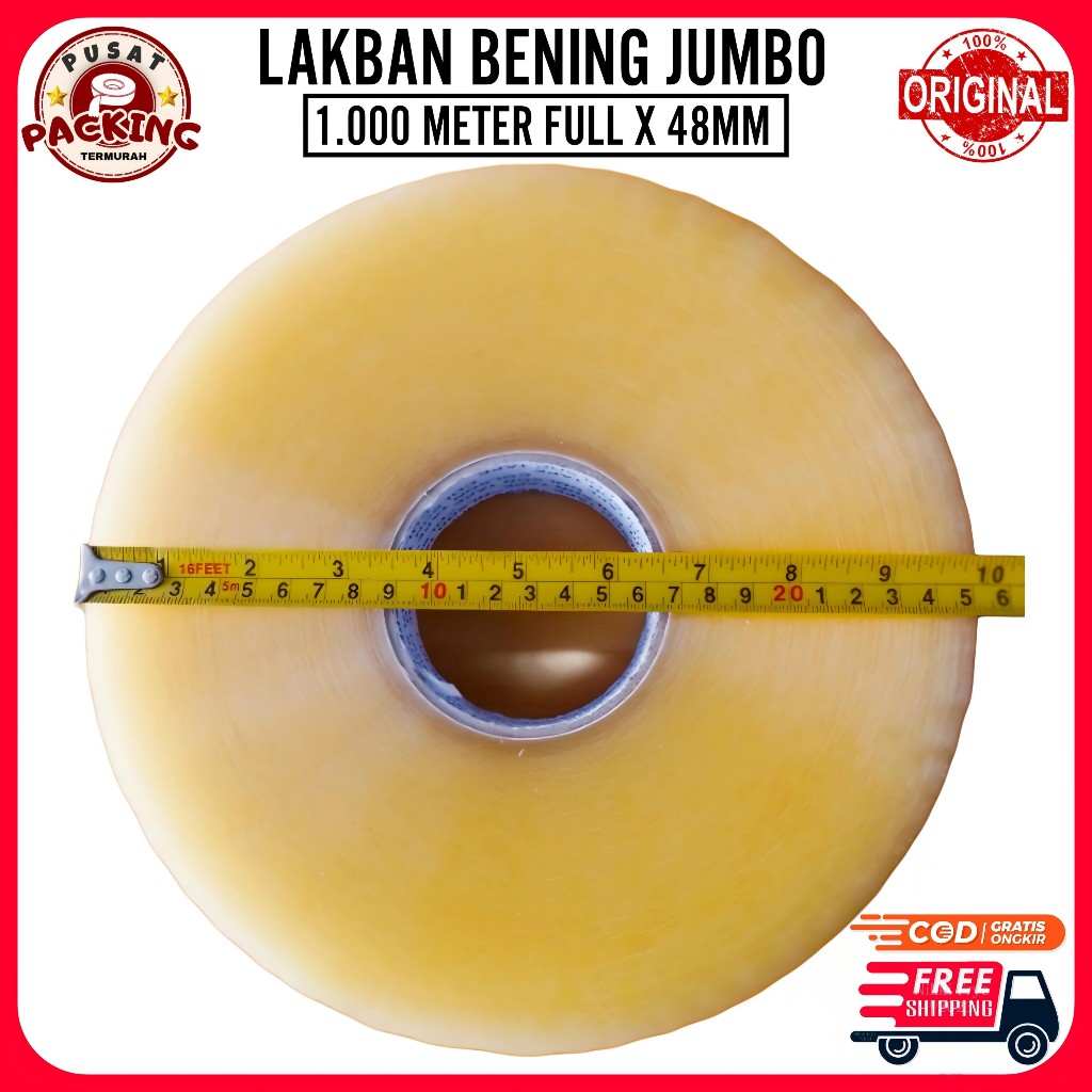 

LAKBAN BENING BESAR 1000 YARD X 48MM | LAKBAN 2" 1000 METER