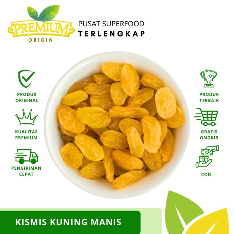 

Premium Kismis Manis dan Asam Manis | Kismis Kuning Hijau Hitam