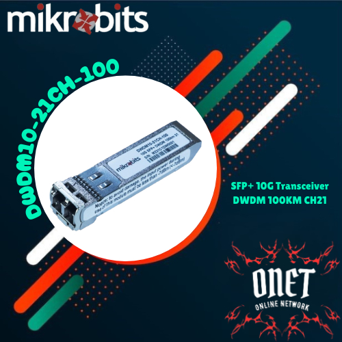 Mikrobits DWDM10-21CH-100 SFP+ 10G Transceiver DWDM 100KM