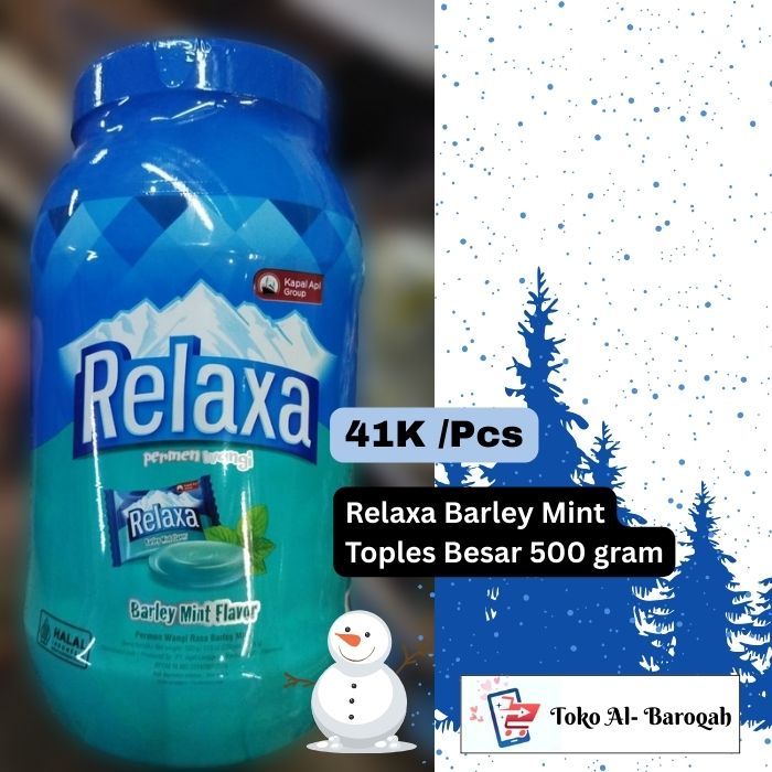 

Relaxa Barley Mint Toples Besar 500 Gram - Permen Relaxa Toples Besar - Permen Relaxa Toples Besar Grosir Bisa Donk