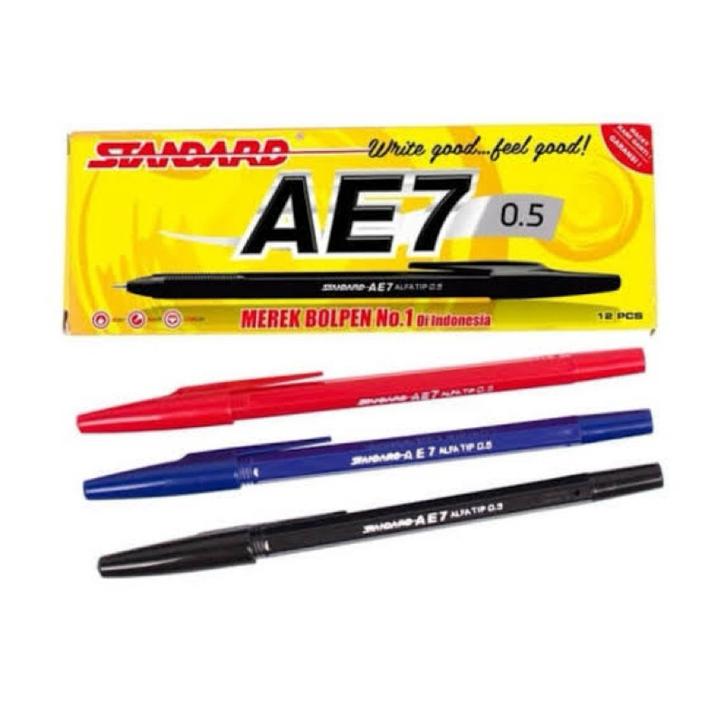 

Pena Standard AE7 Isi 12 pcs