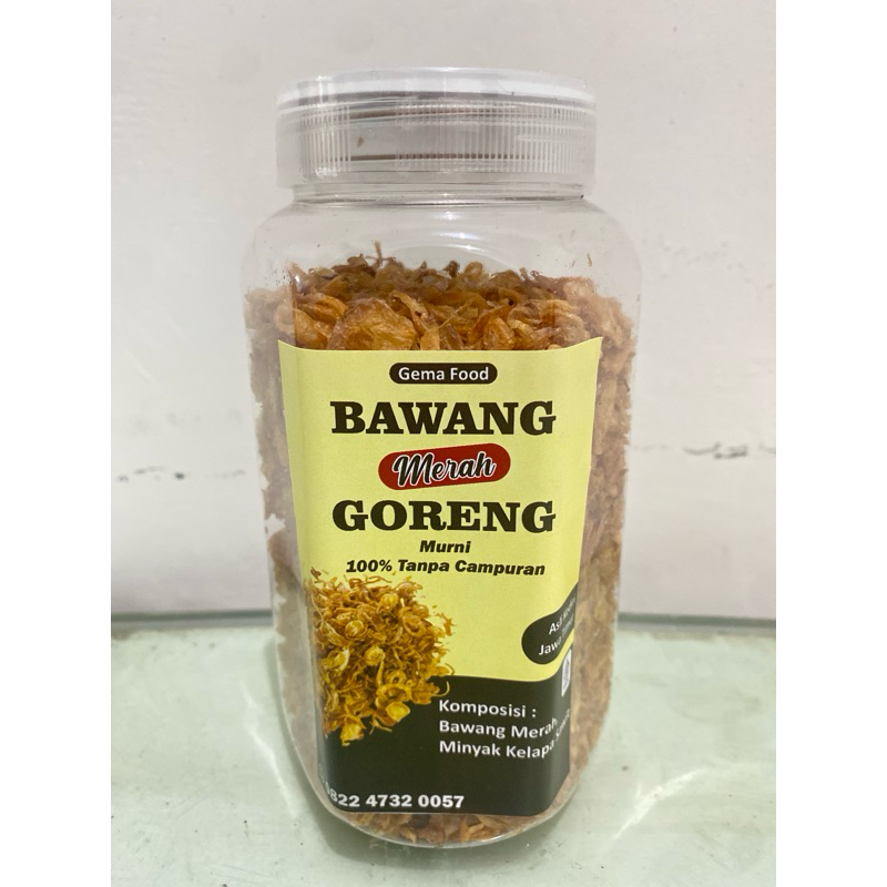 

Bawang Merah Goreng Murni Tanpa Campuran Tepung Gema Food