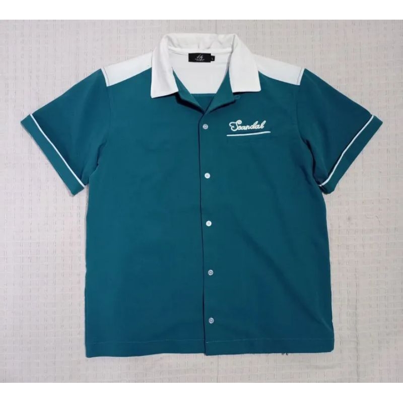 Kemeja Bowling Vintage Rockabilly
