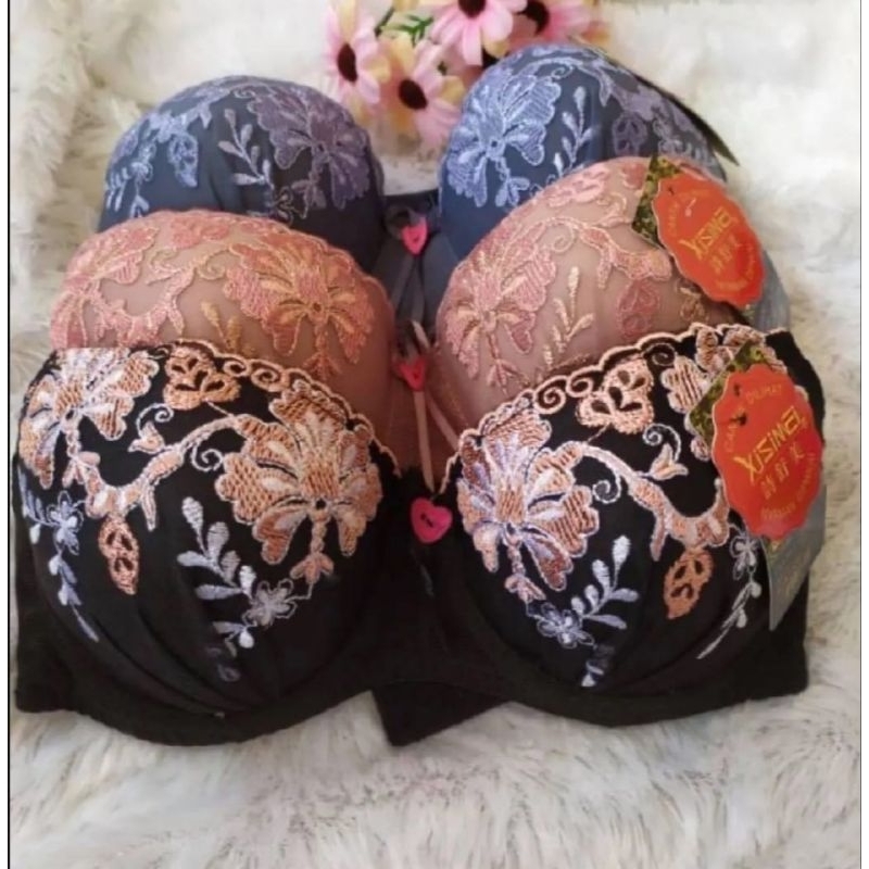 BRA MURAH.. BRA RUMAY CANTIK///BUSA TEBAL///TANPA KAWAT///UKURAN JUMBO