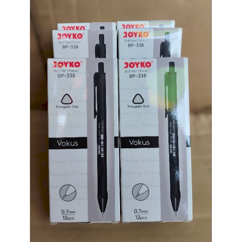 

PULPEN JOYKO VOKUS BP-338 0'7mm ORI Isi 12pcs/pack