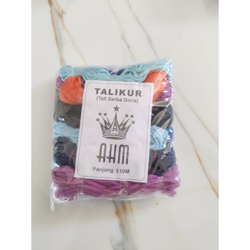 

Ready tali Talikurr per meter isi 12 tali per 1 Roll 10 m