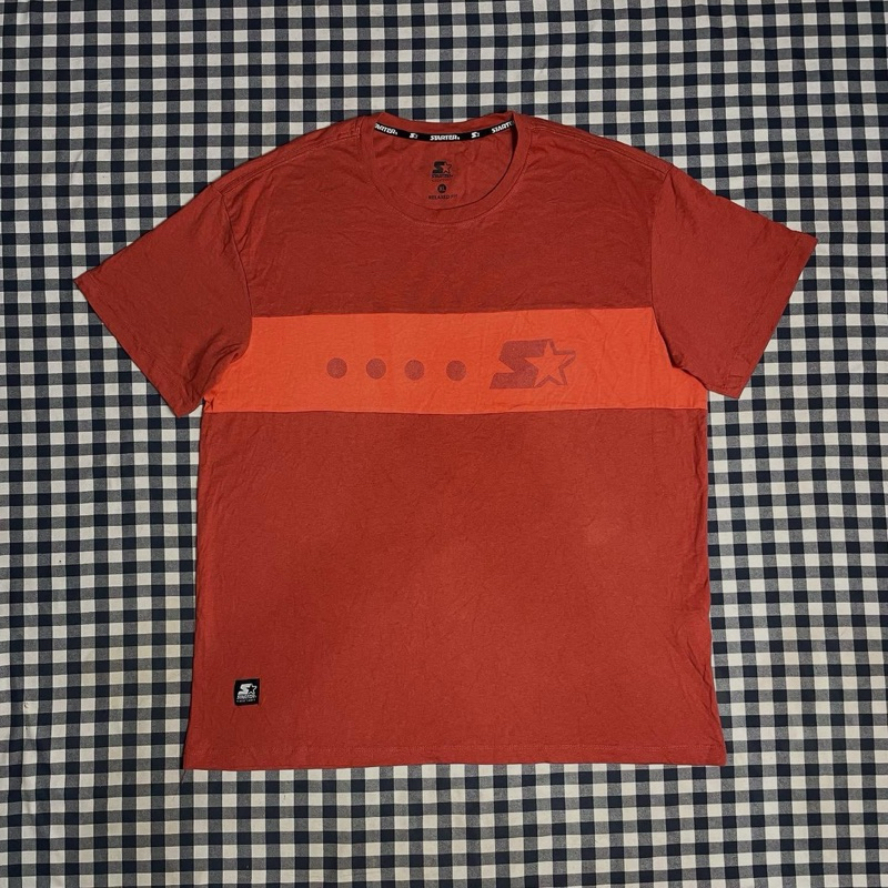 T-Shirt / Baju Kaos STARTER original warna orange size XL