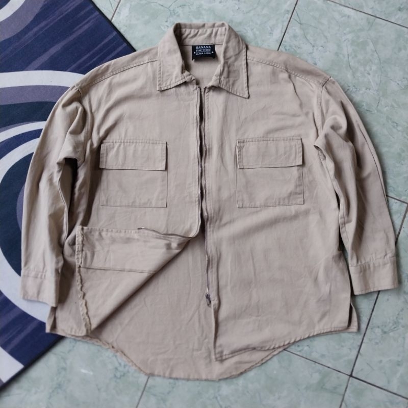 banana factory japan canvas workjacket second bekas