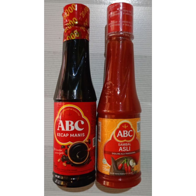 

ABC Kecap Manis 135 ml & Sambal Kemasan Botol