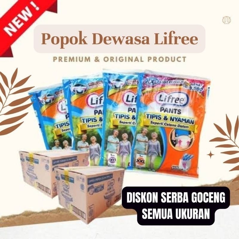 Popok Dewasa Lifree Adult Pants Model Celana