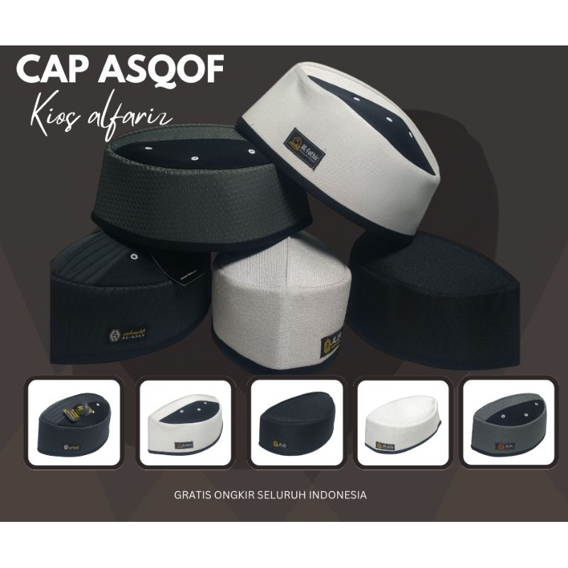 Peci Assagofah Turki Spon - Kopiah Model Tinggi Warna Warni