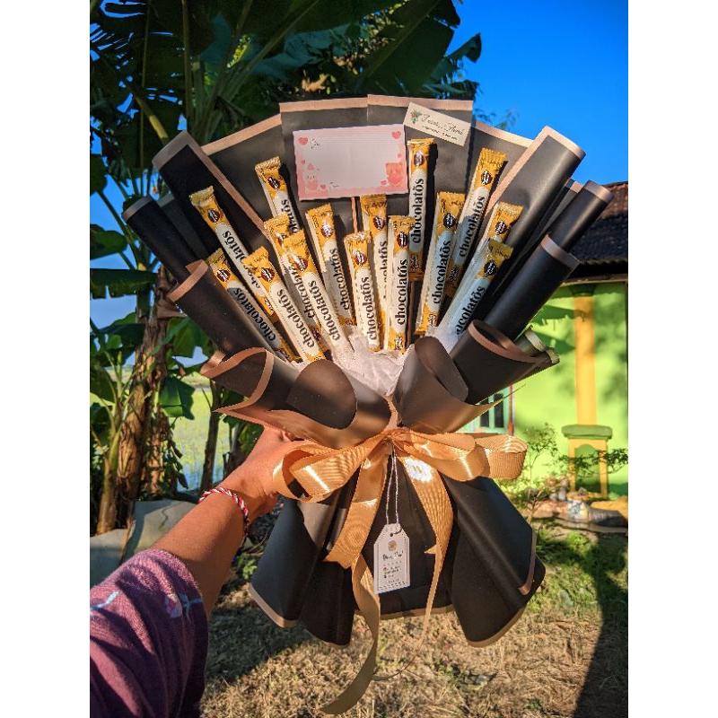 

Buket snack/Buket jajan Diana_flanel