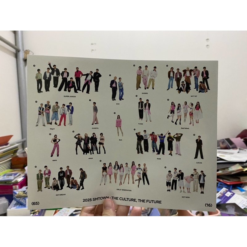 

SMTOWN 2025 OFFICIAL STICKER DARI ALBUM (WAJIB CO PACKING)