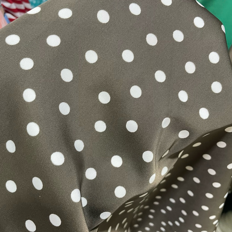 kain silk motif - kain satin silk bridal motif polkadot premium - kain satin silk style premium ara