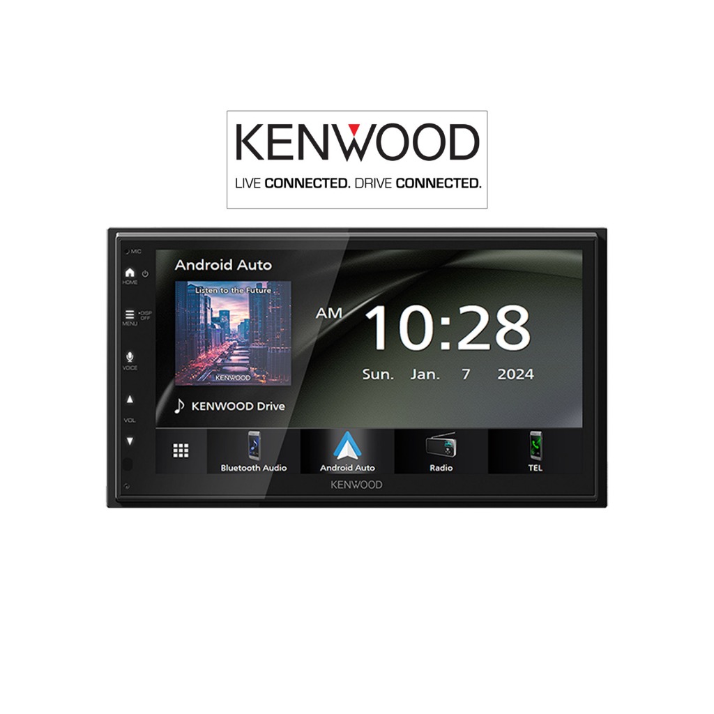 Kenwood DMX6523S Headunit Double Din Wireless Universal Android Auto Apple Carplay