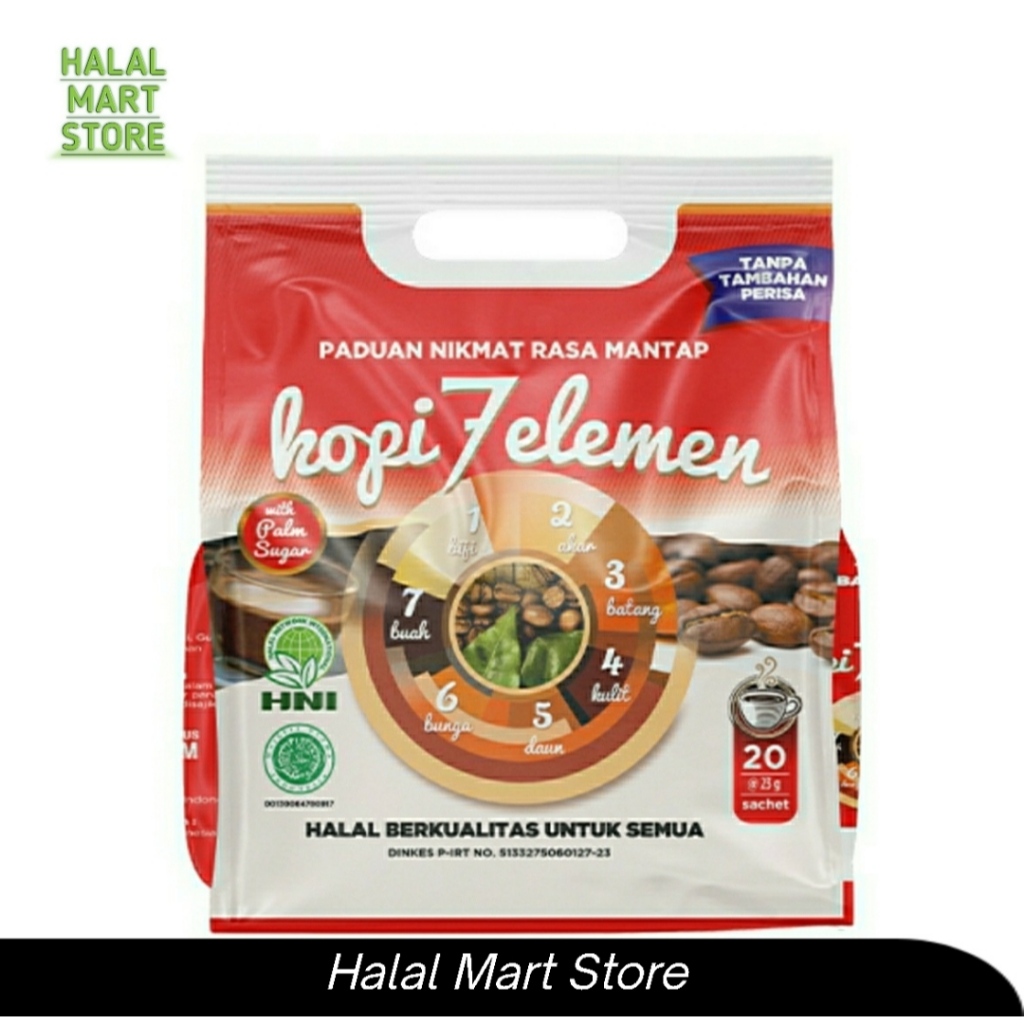 

Kopi Sevel 7 Elemen HNI HPAI, Kopi Sevel Premium, HNI COFFEE
