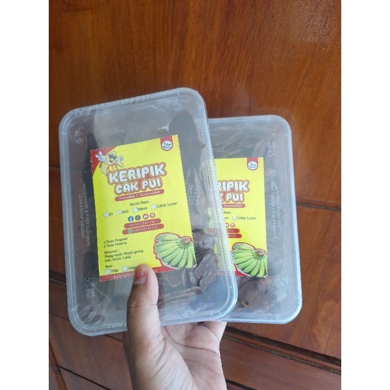 

Keripik Coklat Pisang Kepok Asli 150gr