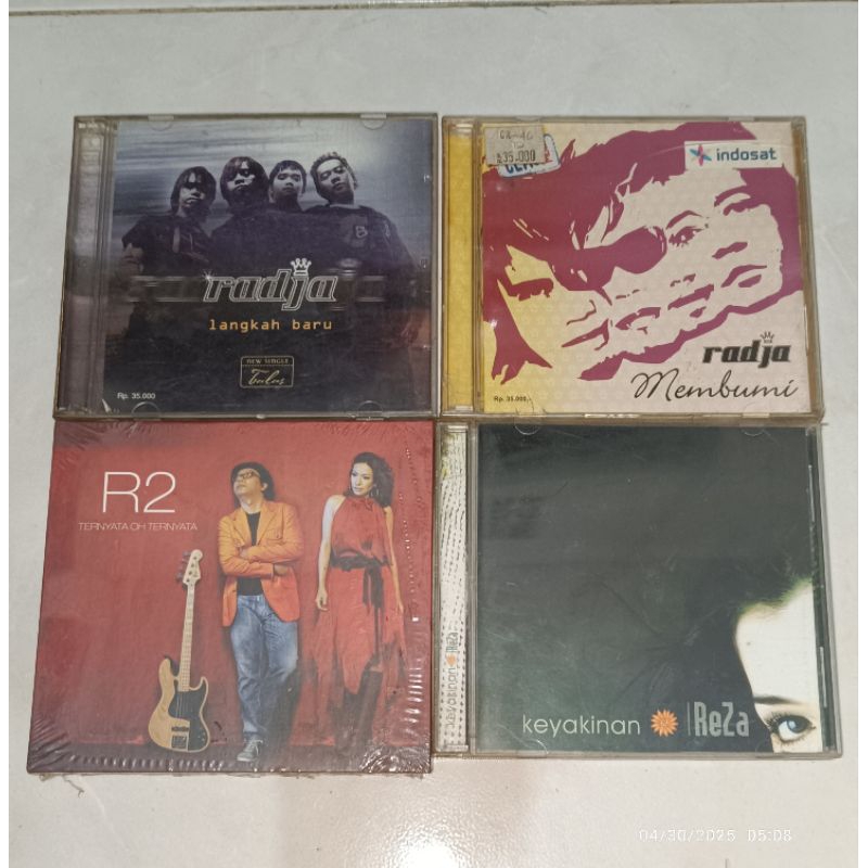 cd Indonesia RADJA-Langkah Baru (2) / RADJA-Membumi (3) / R2-Ternyata Oh Ternyata (4) / REZA-Keyakin