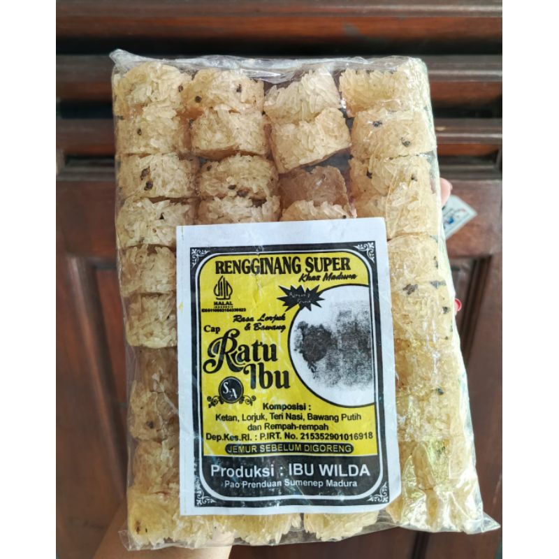 

Rengginang Lorjuk Asli Madura isi 40 / krupuk mentah / krupuk rengginang