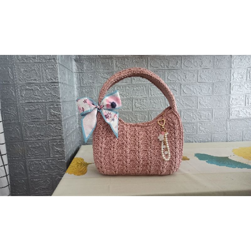 TAS RAJUT MIUMIU HANDMADE.