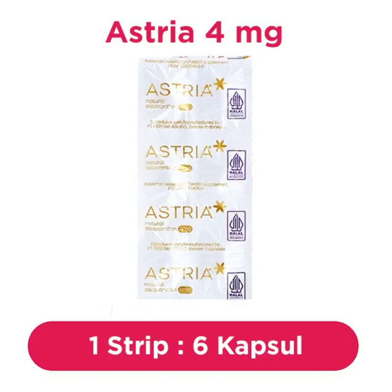 Astria 4 mg 6 Kapsul